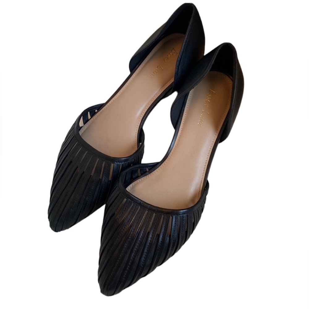 NWOT Essex Lane Black Pointed Toe Flat Women’s Size 10 - Picture 1 of 6